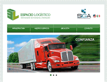 Tablet Screenshot of espaciologistico.com